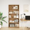 vidaXL Regal za knjige boja hrasta 80x24x176 cm konstruirano drvo