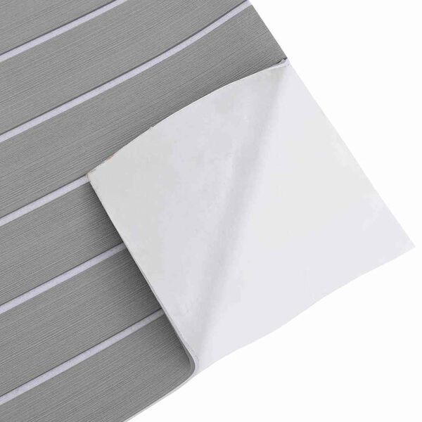 vidaXL Podna obloga za čamce Svijetlosiva i bijela 240 x 60 cm