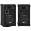 vidaXL Profesionalni pasivni scenski zvučnici HiFi 2 kom 800 W crni