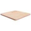 vidaXL Četvrtasta stolna ploča 50x50x2,5 cm netretirana hrastovina
