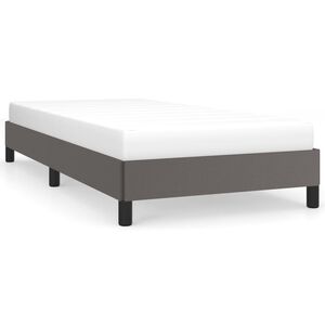 vidaXL Okvir za krevet sivi 100x200 cm od umjetne kože