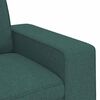vidaXL Sofa 2 pcs Tamnozelena