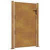vidaXL Vrtna vrata 100x150 cm Corten čelik