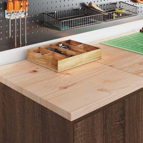 vidaXL Garažni ormar za odlaganje 40x51x85 cm masivne borovine