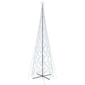 vidaXL Stožasto božićno drvce hladno bijelo 3000 LED žarulja 230x800cm