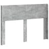 vidaXL Uzglavlje Betonska siva Konstruirano drvo