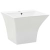 vidaXL Zidni umivaonik keramički bijeli 500 x 450 x 410 mm
