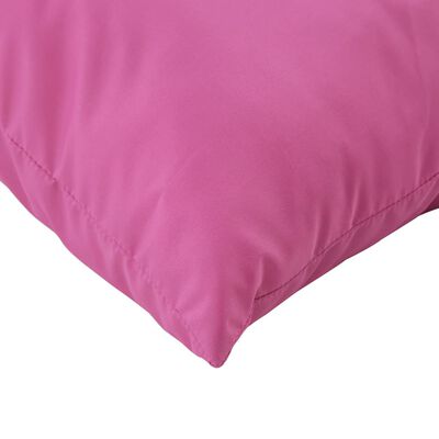 vidaXL Jastuci za palete 3 kom ružičasti od tkanine Oxford