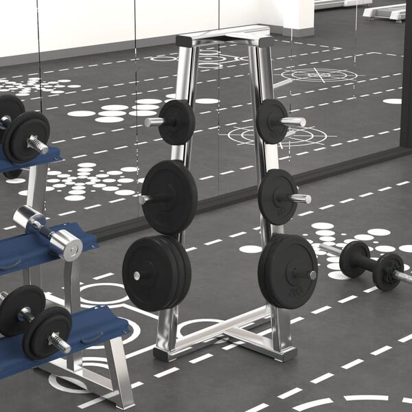 vidaXL Ploča za uteg 20 kg od lijevanog željeza