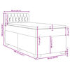 vidaXL Box spring krevet s madracem svjetlosivi 90x190 cm bar&scaron;unasti