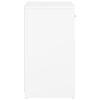 vidaXL Klupa za cipele bijela 94,5 x 31 x 57 cm od konstruiranog drva