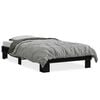 vidaXL Okvir za krevet crni 90 x 190 cm od konstruiranog drva
