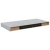vidaXL Plutajuće zidne police 4 kom boja betona 50 x 23,5 x 3,8 cm MDF