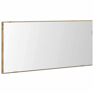 vidaXL Ogledalo hrast artisan 80 x 37 cm Staklo i inženjerski drvo