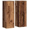 vidaXL Stalci za biljke 2 kom boja staro drvo 33x33x100 cm drveni