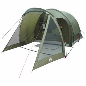 vidaXL Kabinski &scaron;ator 4-osobni Maslinastozelena Poliester i čelik