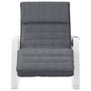 vidaXL Stolica za ljuljanje od tkanine tamnosiva