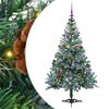 vidaXL Umjetno božićno drvce s stalakom Zelena 150 cm PVC i čelik