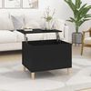 vidaXL Stolić za kavu crni 60 x 44,5 x 45 cm od konstruiranog drva