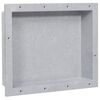 vidaXL Ni&scaron;a za tu&scaron; mat siva 41 x 51 x 10 cm
