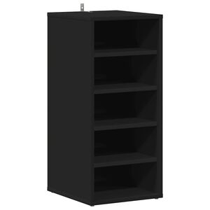 vidaXL Ormarić za cipele crni 31,5 x 35 x 70 cm od iverice