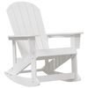 vidaXL Adirondack ljuljačke 2 pcs Bijelo HDPE