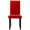 vidaXL Blagovaonske stolice 2 kom crvena boja vina PVC