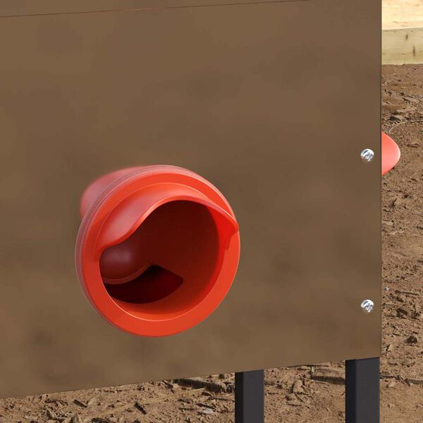 vidaXL Hranilica za piliće 2 pcs Srebrno 41,5 x 20,5 x 33 cm