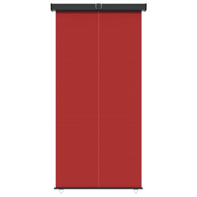 vidaXL Balkonska bočna tenda 145 x 250 cm crvena