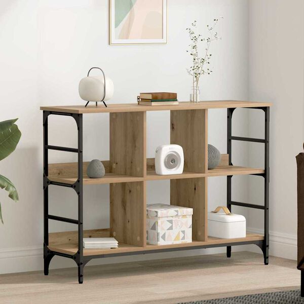 vidaXL Kreveta Umjetnički hrast 102 x 32 x 73,5 cm