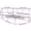vidaXL Krevet s regalom za knjige bez madraca bijeli 75x190cm borovina