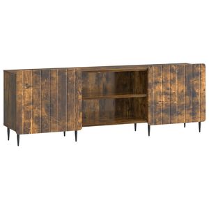 vidaXL TV ormar Dimljeni hrast 150 x 31 x 52 cm Konstruirano drvo