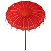 vidaXL Baline&scaron;ki Parasol Crvena 215 x 215 x 260 cm