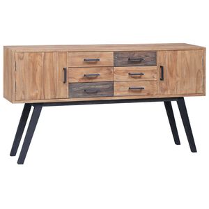 vidaXL Bočni ormarić 110x30x75 cm od masivne tikovine
