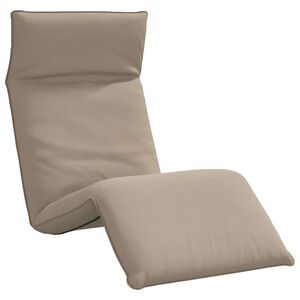 vidaXL Sklopiva ležaljka za sunčanje boje taupe 175x54x8,5 cm Oxford tkanina