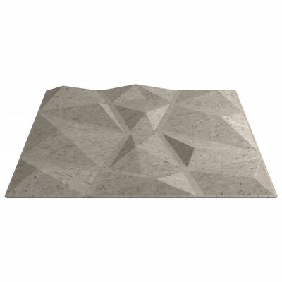 vidaXL Zidni paneli 24 kom boja betona 50 x 50 cm XPS 6 m² dijamanti