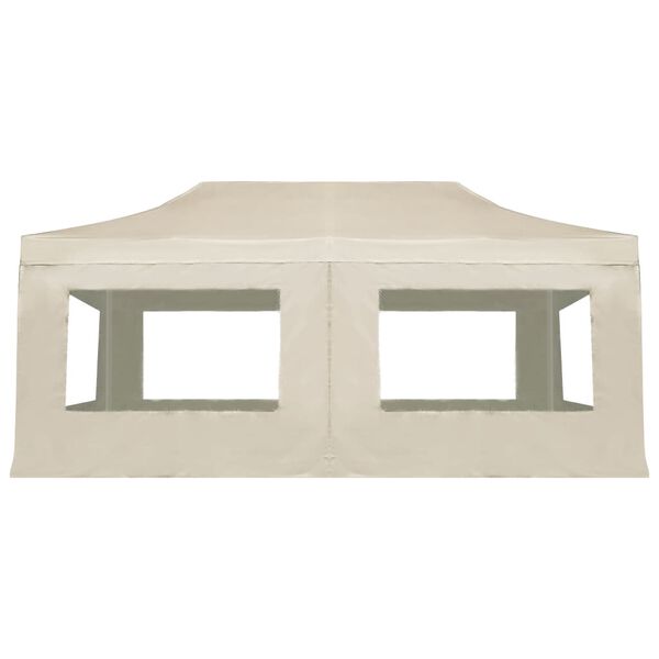 vidaXL Profesionalni sklopivi &scaron;ator za zabave 6 x 3 m krem