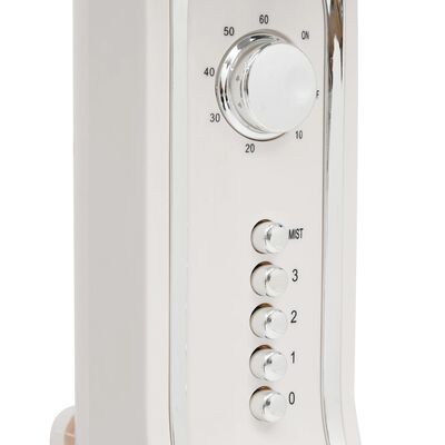 vidaXL Ventilator na postolju s maglicom 3 brzine puhanja bijeli