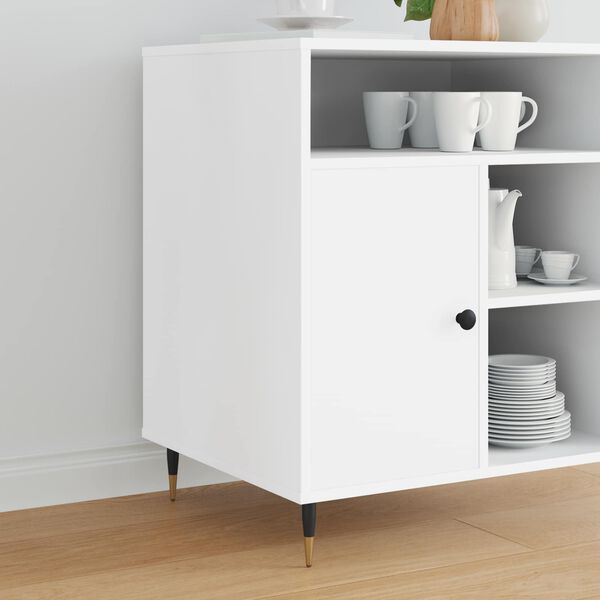 vidaXL Noge namje&scaron;taja 2 pcs Crna i zlatna &Oslash; 40 x 98 mm Željezo