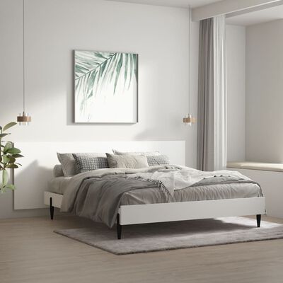 vidaXL Uzglavlje za krevet bijelo 240x1,5x80 cm od konstruiranog drva