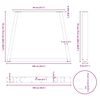 vidaXL Noge za blagovaonski stol V-oblik 3 kom Crne 100 x (72-73,3) cm Čelik