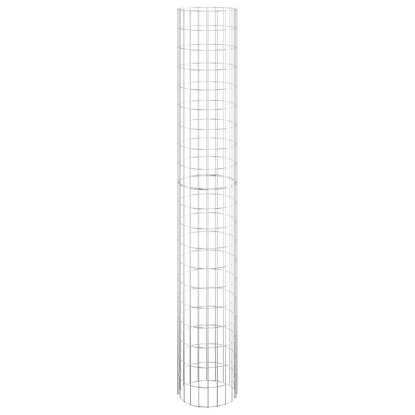 vidaXL Kružne gabionske gredice 3 kom pocinčani čelik Ø 30 x 200 cm