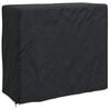 vidaXL Pokrivač za stalak za drva 61 x 122 x 106 cm Pravokutni Crna