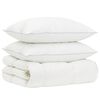 vidaXL 90% guska dol set FULDA 3 kom. 220 x 240 cm Zima 300 GSM Bijela