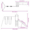 vidaXL Vanjski set za igru od impregnirane borovine