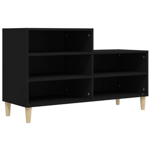 vidaXL Ormarić za cipele crni 102 x 36 x 60 cm od konstruiranog drva