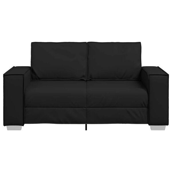 vidaXL Sofa 120cm Crna tkanina