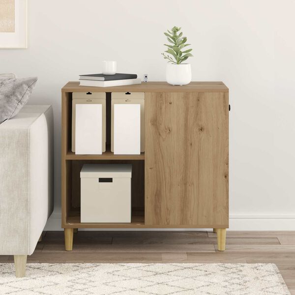 vidaXL Mačja Kuća Umjetnička hrastovina 72 x 42.5 x 70 cm