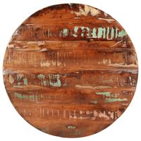 vidaXL Stolna ploča Ø 70 x 1,5 cm okrugla od masivnog obnovljenog drva