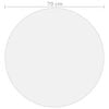 vidaXL Za&scaron;tita za stol prozirna &Oslash; 70 cm 1,6 mm PVC